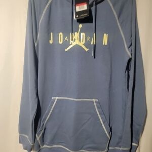 NIKE Mens Air Jordan Jumpman MJ 23 Sport DNA Logo Terry Pullover Hoodie Size L